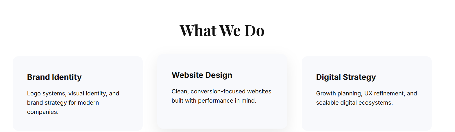 Creative Portfolio Website